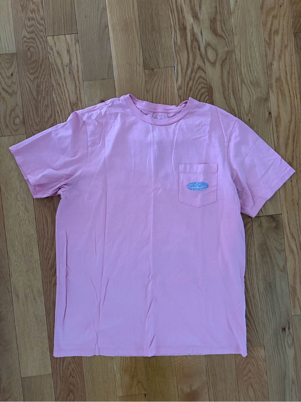 Vineyard Vines Men's Light Pink Pocket Tee